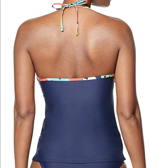 Speedo Women's Swimsuit Top Tankini V-Neck Halter. Sz. Sm. - Picture 4 of 8
